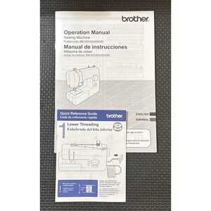 Brother 888-X53/X54/X55/X56 Sewing Machine OEM Instruction Manual QuickStart